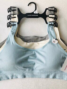 Lucky Brand Comfort Bras LVD104253 Multicolor Size :XL  3 Set MSRP : $72